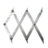 3-Point Picket Center Finder Tool Stainless Steel Layout Tool Accurate Measuring for Woodworking Welding Equal Spacing P