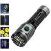 3* XHP360 LED 1500LM Flashlight 18650 Powerful Torch Type-C Fast Charging Lamp High Power LED Flashlight Strong Lanterna