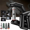 300LM Powerful EDC LED Keychain Flashlight With Battery Rechargeable Mini Torch Portable Work Light with Magnet Back Cli