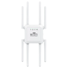 300M WIFi Repeater Wi-Fi Amplifier 802.11N 2.4GHz Wireless Signal Booster Smart Power Extender with 8 Antennas for Offic