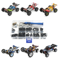 300pcs M2 M2.5 M3 Screw Fastener Kit Cross Sleeve Hex Wrench Swing Arm Pin Screws for Wltoys 144001 144010 124016 124017