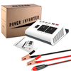 300W Power Inverter DC 12V to AC 220V Car Charger Converter with 4 USB Ports 8 Safety Protection Improved Sine Wave Powe