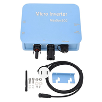300W Solar Micro Inverter 120V 230V WiFi Solar Grid Tie Inverter IP65 Waterproof MPPT Pure Sine Waving Inverter Input 20