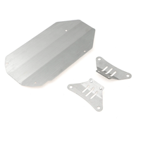 304 Stainless Steel Chassis Front And Rear Guards Scratch-Resistant And Anti-Scratch Plates for 1/10 TAMIYA TT02 RC Car