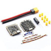 30.5x30.5mm GTSKYTENRC TrackerF405 V2 F4Flight Controller 5V 9V BEC / 50A 65A BL_S 2-6S 4in1 ESC Stack for RC FPV Ra