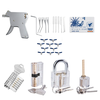 30PCS Lock Pick Set Steel Material with Transparent Practice Padlock and 5-in-1 Card Tool Versatile Lock Pick Tool Perfe