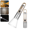 30W LED High Power Rechargeable LED Flashlights Telescopic Zoom Torch with Breathing Atmosphere Light Portable Work Lamp