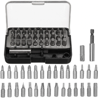 31PCS Drill Bits Set with PH PZ SL H T Sizes and 60mm Extension Rod in Plastic Case Versatile Heavy-Duty and Ideal for A