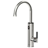 3200W Digital Electric Heating Faucet EU Standard 1/2 Inlet without Inlet Pipe Stainless Steel 220V-240V Digital Electri