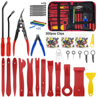 335pcs Car Audio Installation Removal Tool Interior Door Panel Pry Plate Navigation Instrument Clip Set