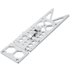 340mm Aluminum Alloy Woodworking 90 Degree Right-angle Guide Rail Electric Circular Saw Track Engraving Machine Open Boa