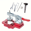 35mm Concealed Door Hinge Jig Accurate Locking Cabinet Hinge Jig Drilling Hole Puncher for Woodworking Door and Cabinet