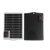 3.5W 5V Solar Panel Charger USB Output Monocrystalline Silicon High Efficiency Waterproof Portable for Outdoor Emergency