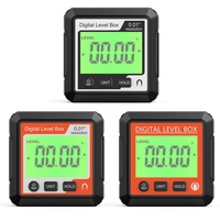 360° Digital Level Angle Gauge Mini Measuring Protractor Inclinometer with Electronic Magnetic Base Backlight Carpenter