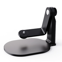 360° Rotary Rocking Arm Projector Stand Ajustable Mount Bracket with 1/4 Screw for Video Projector Home Theater