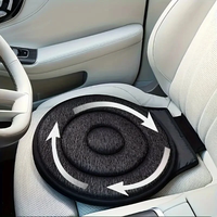 360° Rotating Car Seat Cushion Seat Protector Non-Slip Hand Washable Round Design Suitable For All Seasons Comfort Vehic