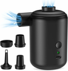 3600mAh Mini Inflator Pump Electric Air Pump with 4 Nozzles Inflator Deflator USB Rechargeable Small Pump for Air Mattre