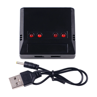 3.7v One To Four Small White Head Charger Toy Battery Quadcopter With Overcharge Protection Drone Accessories
