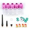 38PCS TIG Welding Torch Accessories Kit,  Multiple Models Welding Gasket Kit Replacement High Plasticity for WP-18