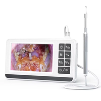 3.9mm4.3 Inch Digital Otoscope for Ear Wax Cleaning Smart Visual Ear Picking Stick Type-C Port Supports Connection to Co