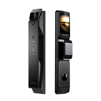 3D Face Recognition Fingerprint Door Lock Camera WiFi Smart Door Lock Tuya App Remote Unlock 4200mAh Battery