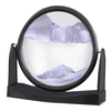 3D Flowing Sand Painting Table Moving Sand Picture High Transparency 360° Rotatable Design Desktop Decor Home Office San