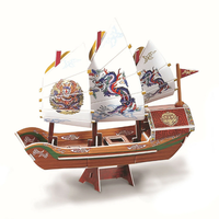3D Paper Jigsaw Puzzle DIY Craft World Architecture Model Improving Problem-Solving Ability Perfect Creative Gift for Ki
