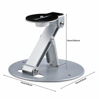 3in1 Foldable Round Projector Mount Adjustable Height Lightweight For Durables for Home Theater