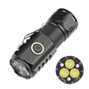 3*LED Strong Light EDCLED Keychain Flashlight 18350 Battery Mini LED Torch Type-C Charging Convenient Multi-Functional C