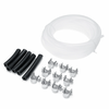 3mm 5M Fuel Pipe Line Hose Clip Kit Rubber+Metal For Eberspacher Heater Fuel Tank
