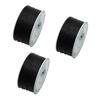 3Pcs 250m 30AWG Black OK Line Circuit Board Flyer Wire Airline PCB Jumper Cable Wrapping Wire