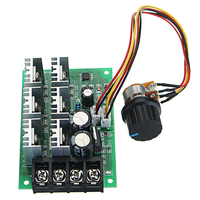 3Pcs DC 9-55V 40A 2000W PWM DC Motor Pump Speed Regulator High Power Speed Controller 9V 12V 24V 36V 48V