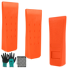 3Pcs Felling Wedges Plastic Chainsaw Wedges Wear Resistant Tree Cutting Wedges Logging Supplies Safety Chainsaw Accessor