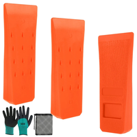 3Pcs Felling Wedges Plastic Chainsaw Wedges Wear Resistant Tree Cutting Wedges Logging Supplies Safety Chainsaw Accessor