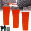 3pcs Tree Felling Wedges Chainsaw Wedges 6" Tree Cutting Equipment Tree Cutting Equipment With Spikes For Safe Tree Cutt