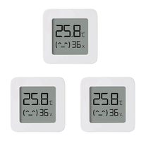 3Pcs Xiaomi Mijia Smart LCD Screen Digital Thermometer 2 bluetooth Temperature Humidity Sensor Moisture Meter Mijia App