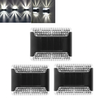 3pcs/set LED Solar Wall Light Warm White Outdoor Up and Down Garden Lamp for Home Porch Fence Stairs Wall Backyard Lumin