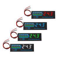 3S-14S DC7-55V Battery Level Indicator 12V 24V 36V 48V 18650 Lipo Lithium Battery Capacity Board Voltage Battery Chargin