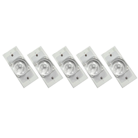 3V SMD Lamp Beads With Optical Lens Filter for 32-65 inch LED TV Repair