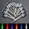 3x 120pcs 5mm White Red Blue Green Yellow Purple LED Light Bulb Emitting Diode Lamp