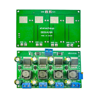 4 Channel DC-DC Buck Converter Step-down Power Module 3.3V 5V 12V Adjustable Output 3A XL2596 Chip Thermal Shutdown Prot