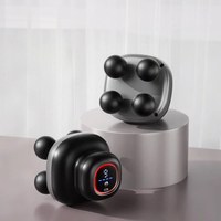 4-Head Massage Gun with 9 Speeds Deep Tissue Percussion 28kg Force 1200mAh Battery Body Muscle Relaxation Tool