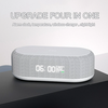 4-In-1 Desktop Clock USB Wireless Charging Night Light Thermometer Alarm Clock Wireless Charger Pad Stand Alarm Bedroom