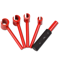 4-in-1 Door Hinge Adjustment Tool Metal Hinge Adjustment Wrench Door and Cabinet Alignment Tools Hinge Gap Repair for Do