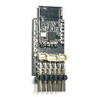 4-IN-1 Multi-protocol 6CH PWM Mini Compatible RC Receiver with Dual Brushed 5A ESC for Flysky Wfly Microzone Radio Trans