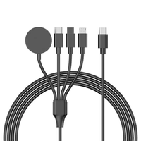4 In 1 USB Type C PD Charging Cable for iOS Phone/Android Fast Watch Magnetic Wireless Charger