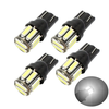 4 Pack 10-7020 SMD Car Clearance Bulbs T10 LED 194 168 Wedge Replacement Reverse Dashboard Light Bulbs License Plate Lig