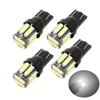 4 Pack 10-7020 SMD Car Clearance Bulbs T10 LED 194 168 Wedge Replacement Reverse Dashboard Light Bulbs License Plate Lig