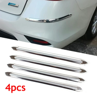 4 Pack Car Door Handle Bumper Guard Wall Protector Car Edge Anti-collision Strip Bumper Protection Strip Guardrail Anti-