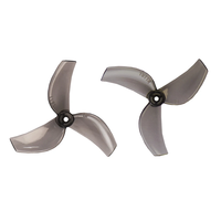 4 Pairs / 8 Pairs GEMFAN 1611 40mm 1.6 Inch 3 Blade PC Propeller 1mm / 1.5mm for FPV Racing Drones Compatible with 0802